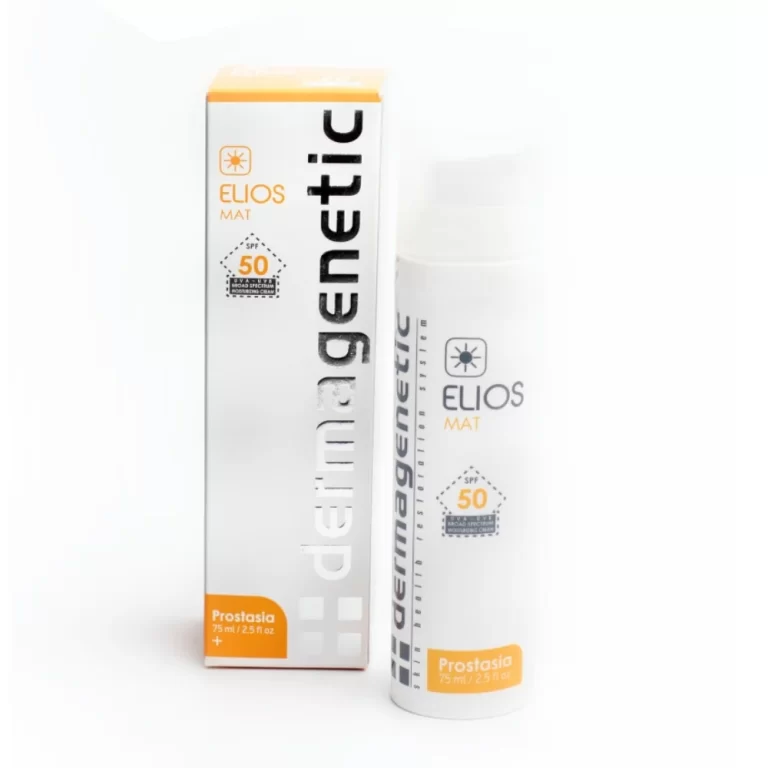 Dermagenetic "Elios mat SPF50" drėkinantis apsauginis kremas, 75ml