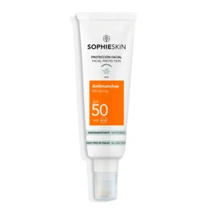 SOPHIE SKIN PIGMENTINES DĖMES MAŽINANTIS APSAUGINIS VEIDO KREMAS SPF50, 50 ML