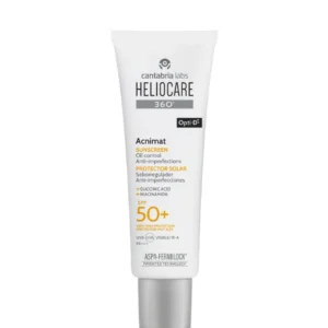 Heliocare 360° Acnimat SPF50+ apsauginis veido fluidas riebiai ir į aknę linkusiai odai, 50 ml