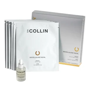 G.M. Collin Biocellulose facial mask, veido kaukės su serumu 5 vnt + 7ml